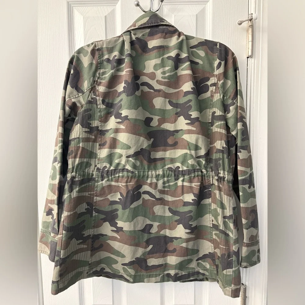 Velvet Graham Spencer Camo Utility Jacket NWT XS Military Cargo Coat